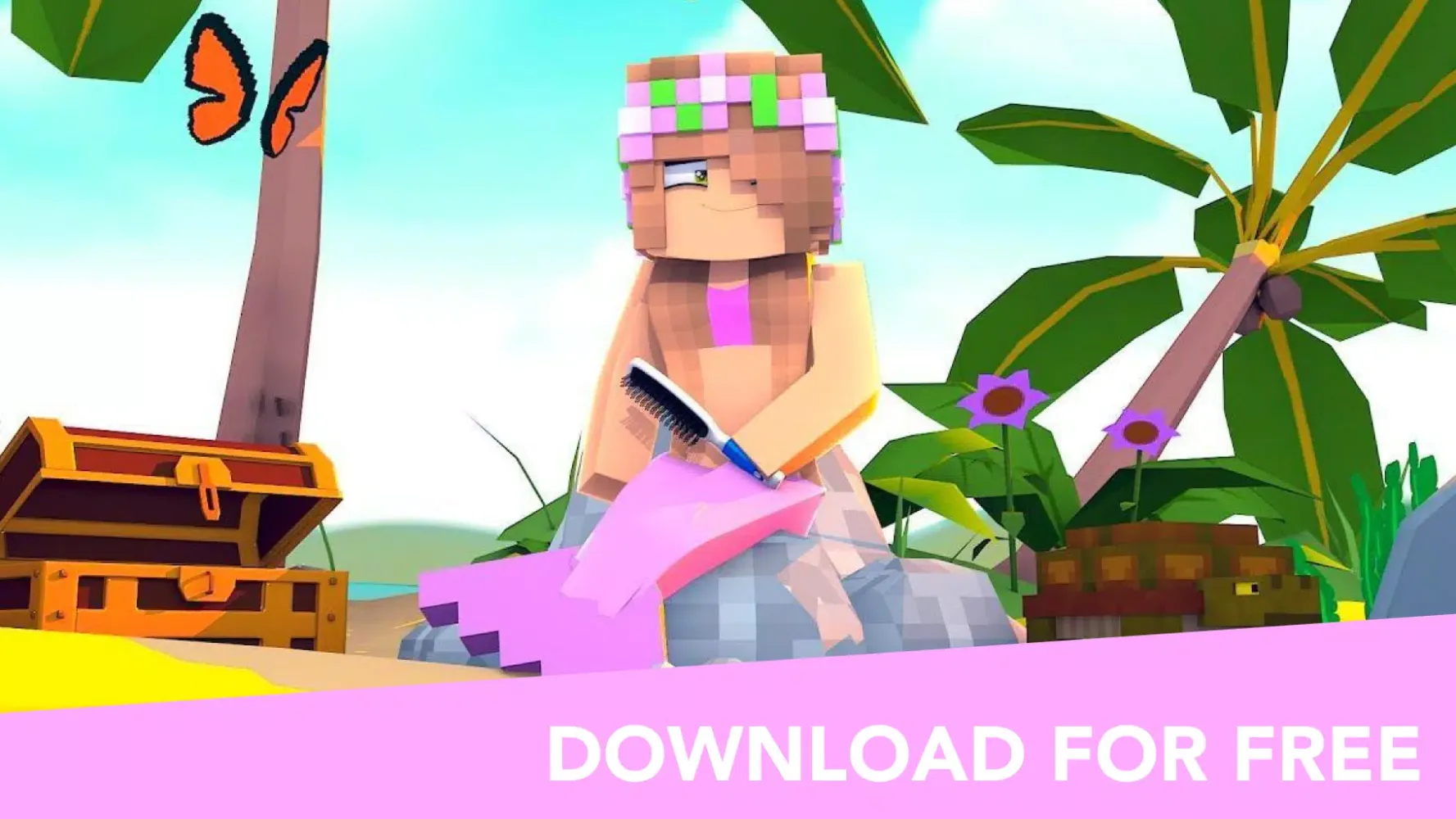MCPE Mermaid and Tail MOD Screenshots