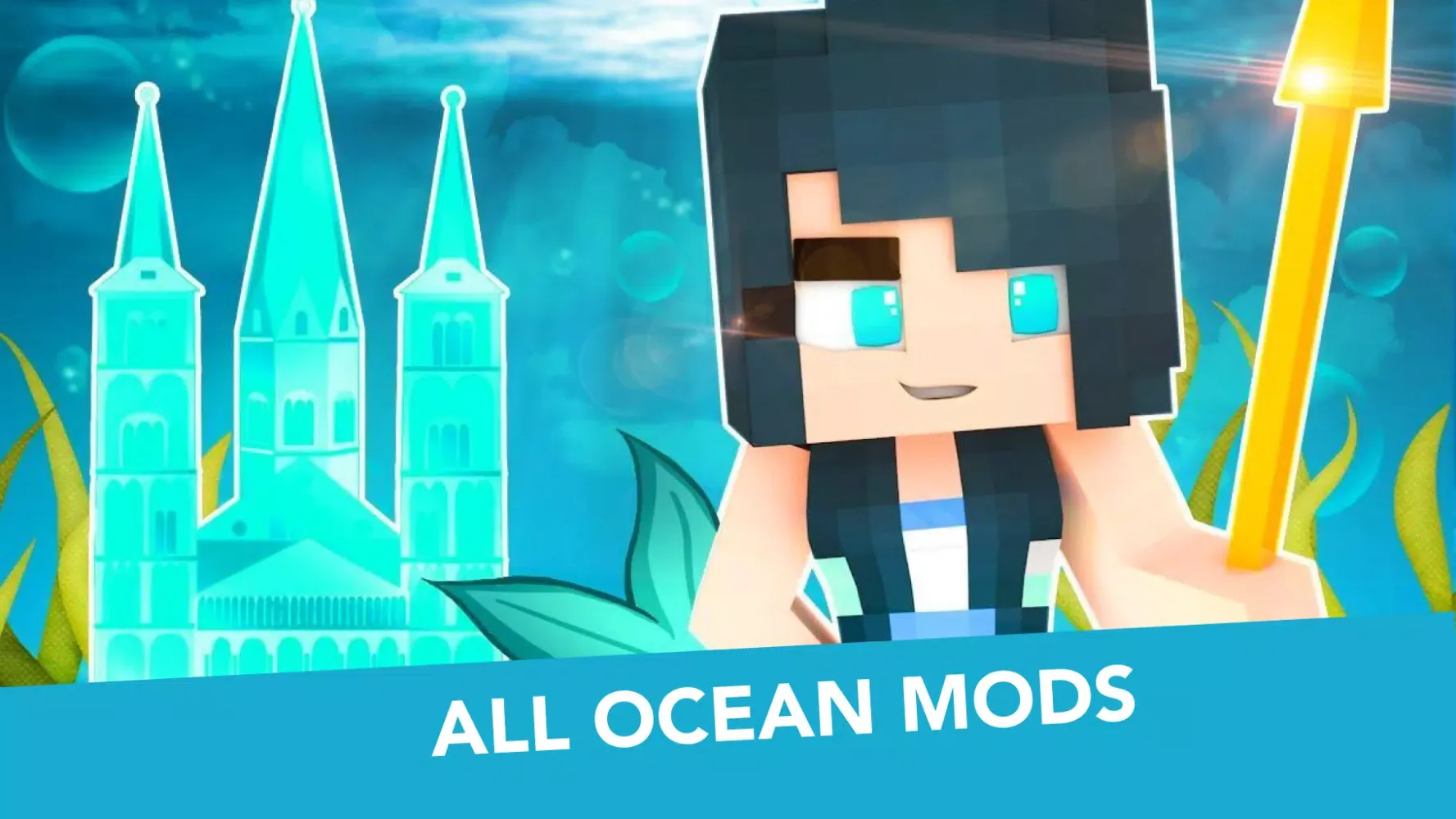 MCPE Mermaid and Tail MOD Screenshots