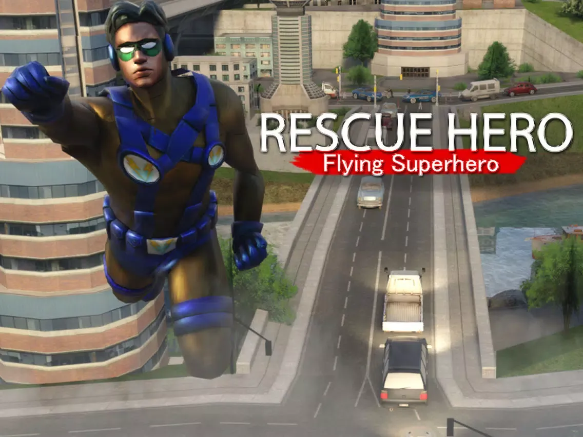 Captures d'écran de Rope Swing Hero Rescue Mission iPad 