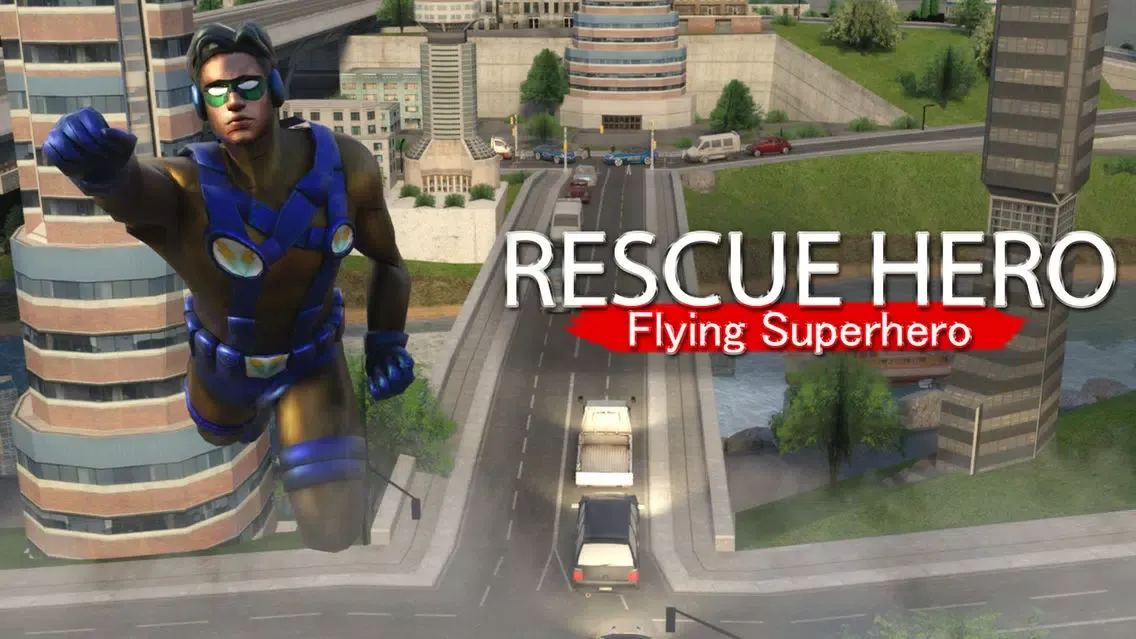 Captures d'écran de Rope Swing Hero Rescue Mission
