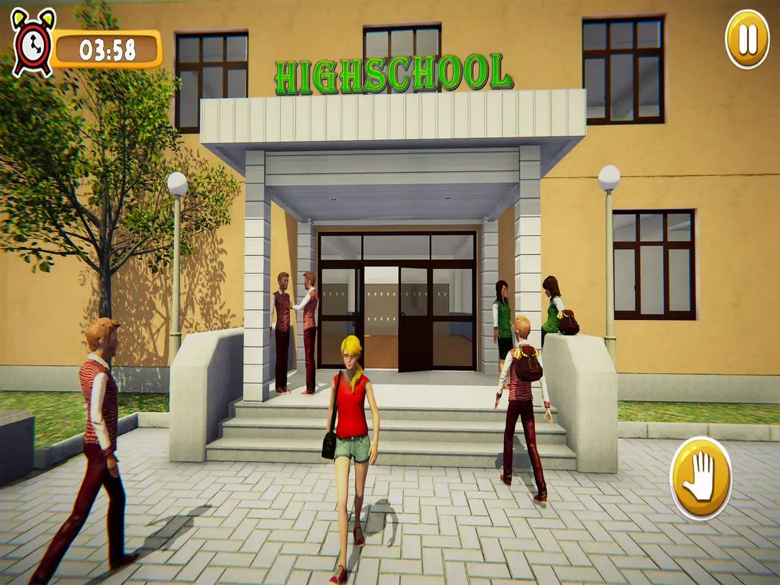 School Girl Life Simulator 3D iPad  سکرین شاٹس