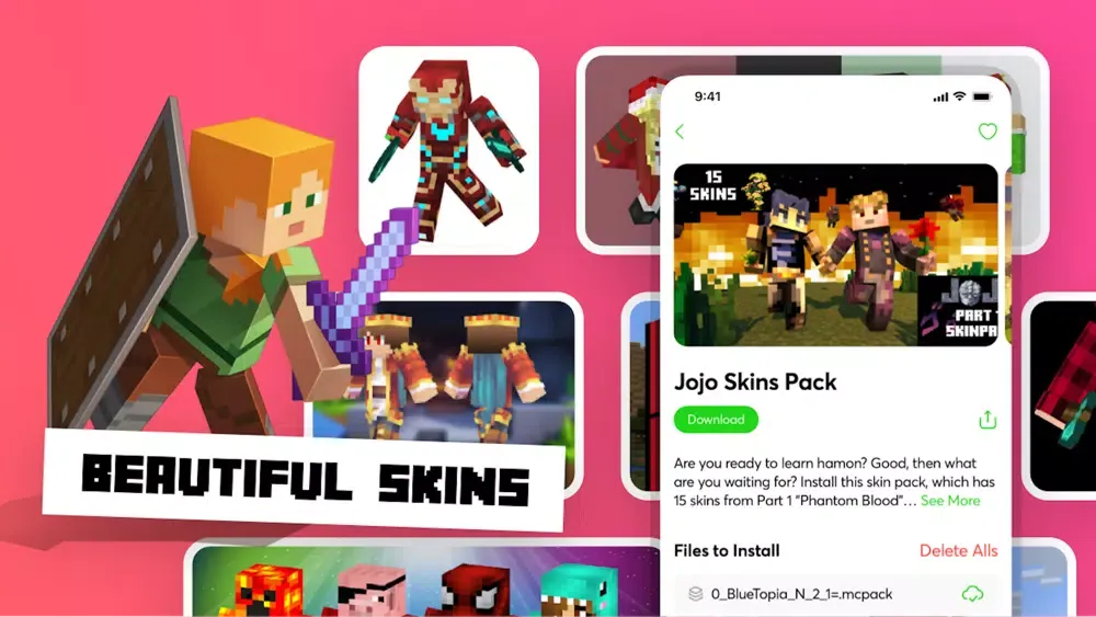 Mods Skin for MCPE سکرین شاٹس