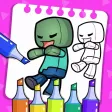 MineColor: Craft Coloring Book