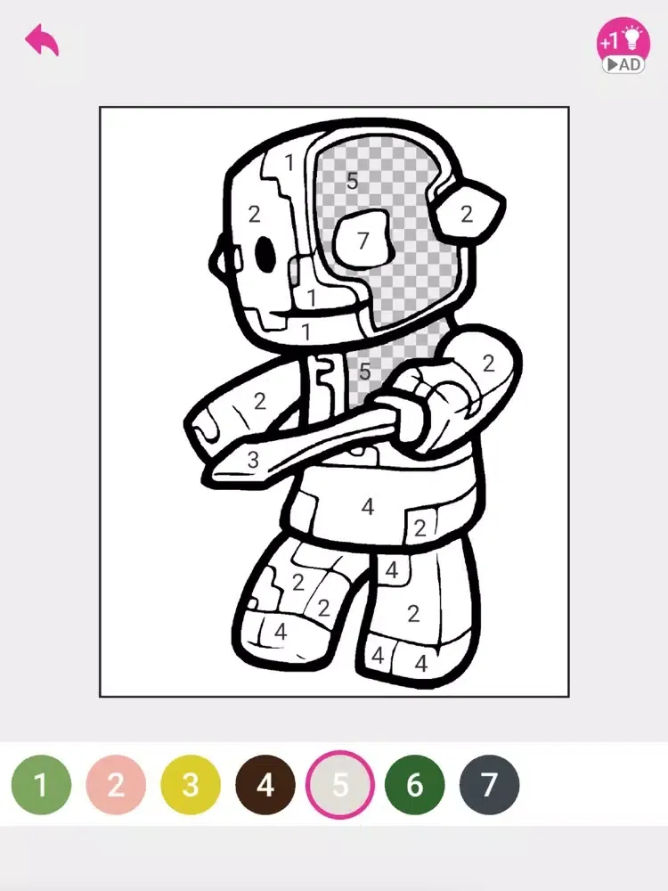 MineColor: Craft Coloring Book iPad  スクリーンショット