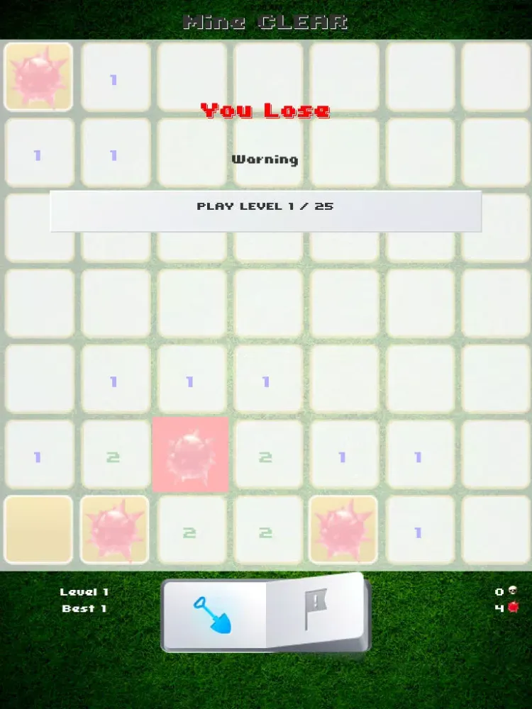 Captures d'écran de MineClear iPad 