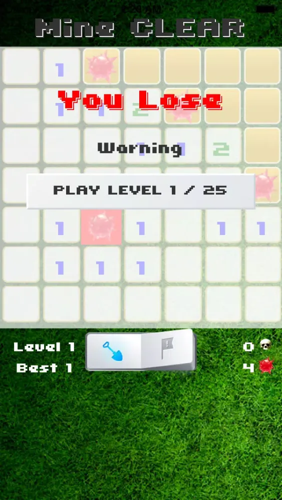 Captures d'écran de MineClear