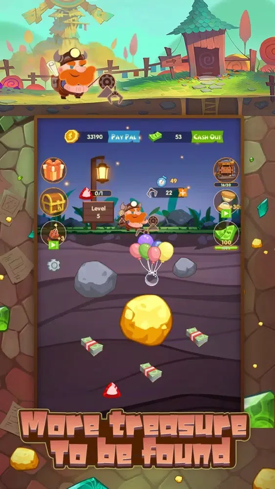 Capturas de pantalla de Golden Miner：Win Gold Coins