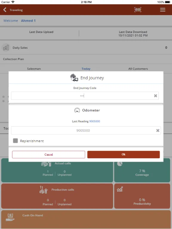 Capturas de pantalla de Minerets Route Accounting iPad 