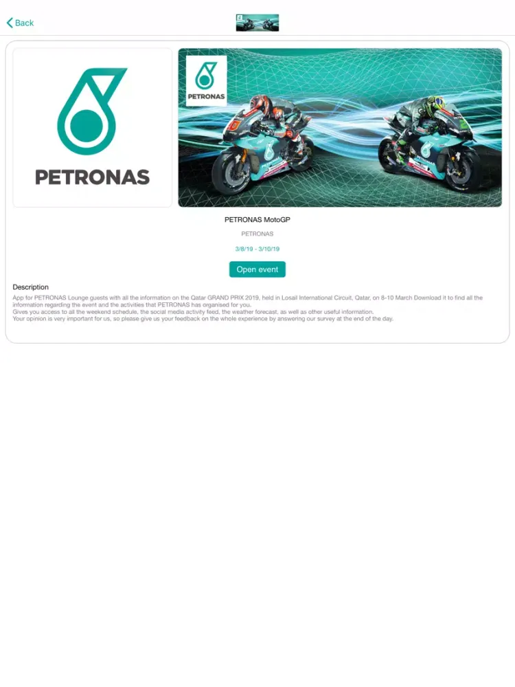 PETRONAS MotoGP iPad  Screenshots
