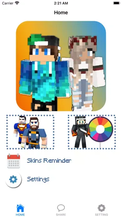 Zrzuty ekranu SkinLand - Skins For MCPE