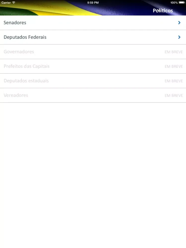 Políticos iPad  স্ক্রিনশট