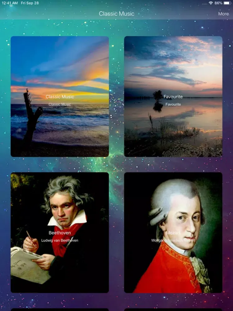 Скриншоты Classic Music Pro-Relax Melody iPad 