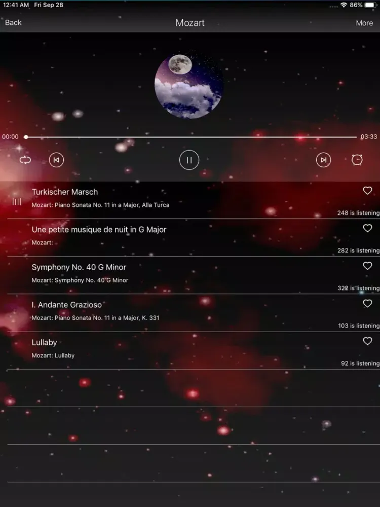 Скриншоты Classic Music Pro-Relax Melody iPad 