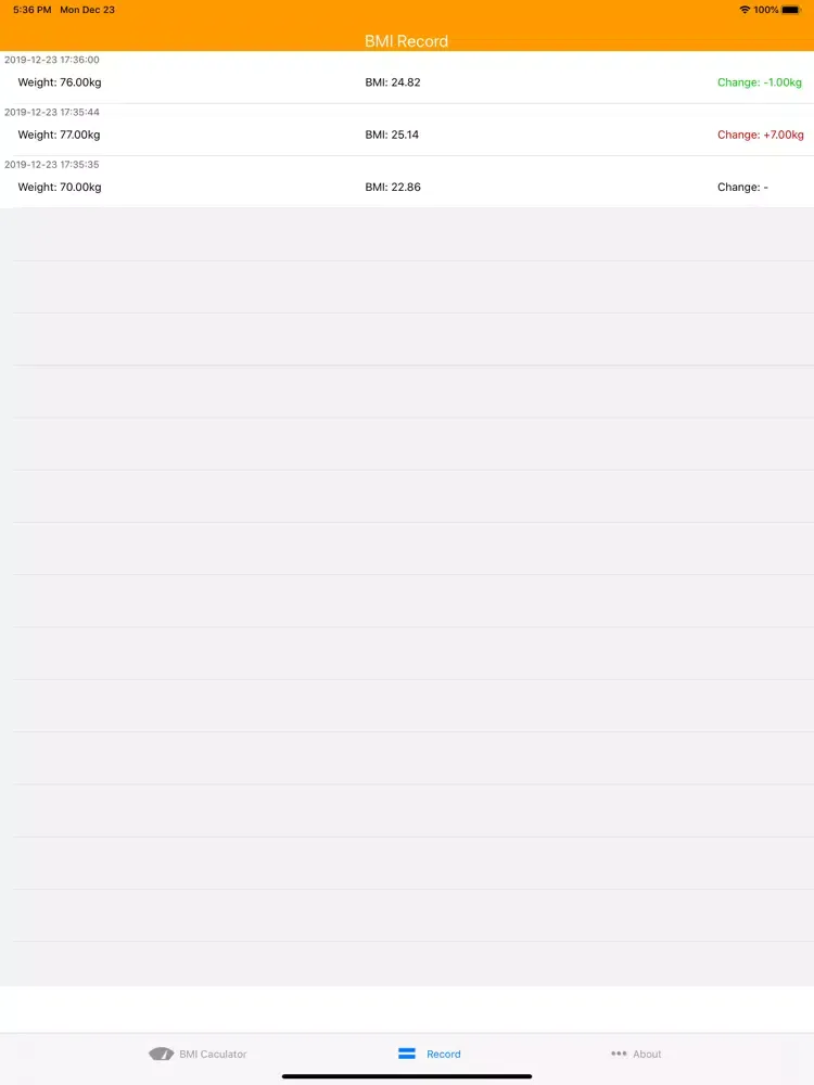 BMI Calculator, Weight Control iPad  Ekran Görüntüleri