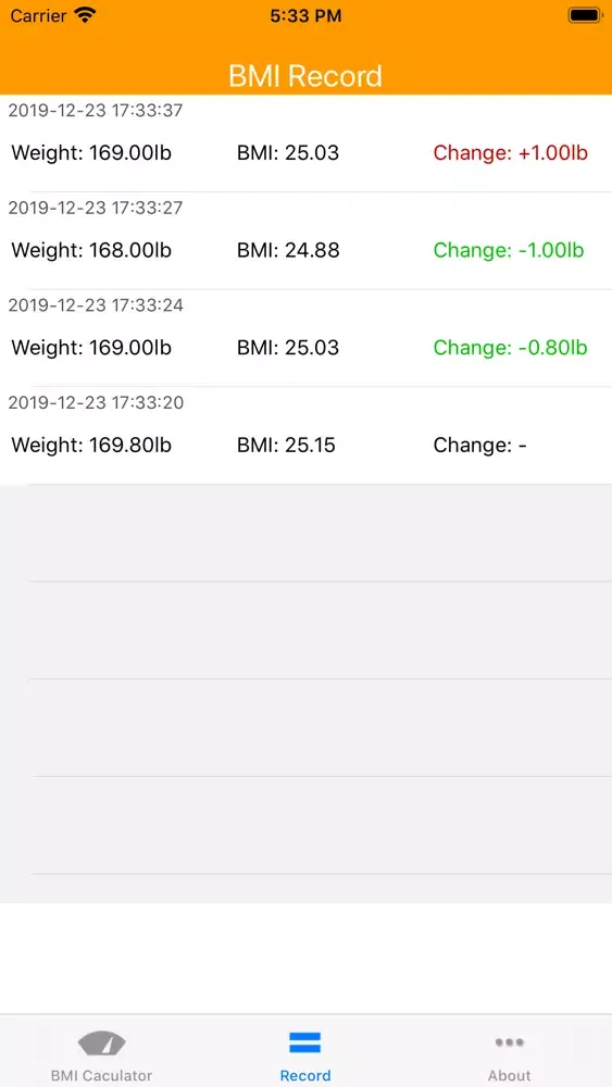 BMI Calculator, Weight Control Ekran Görüntüleri