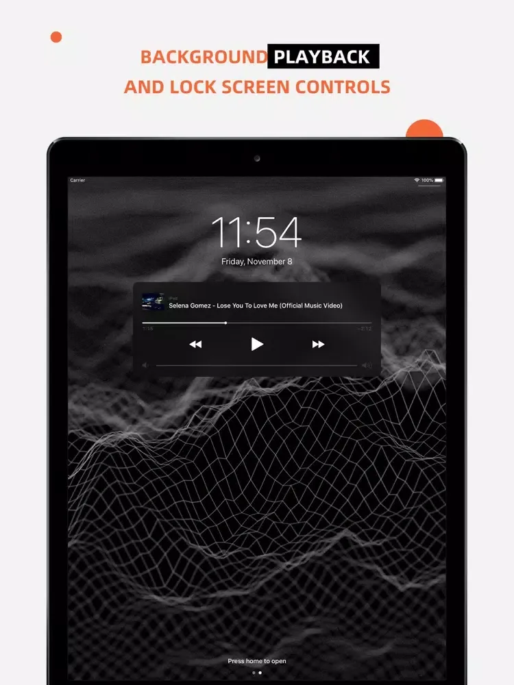 Tangkapan layar Music Apps - Music Streaming iPad 