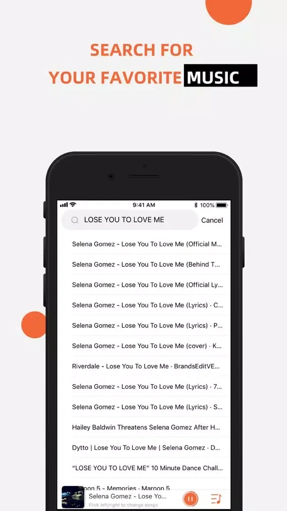 Tangkapan layar Music Apps - Music Streaming