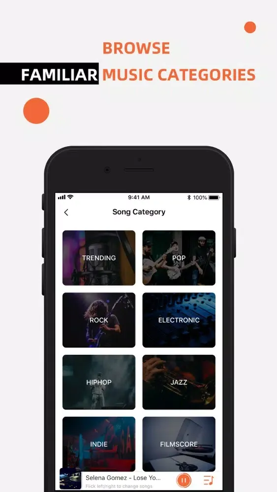 Tangkapan layar Music Apps - Music Streaming