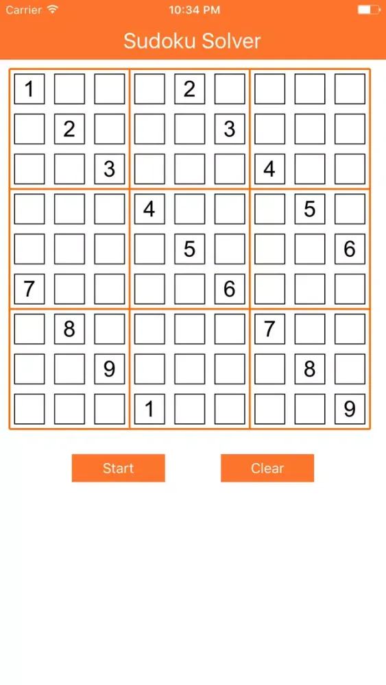 Capturas de pantalla de Sudoku Solver - End of Puzzle