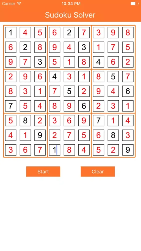 Capturas de pantalla de Sudoku Solver - End of Puzzle