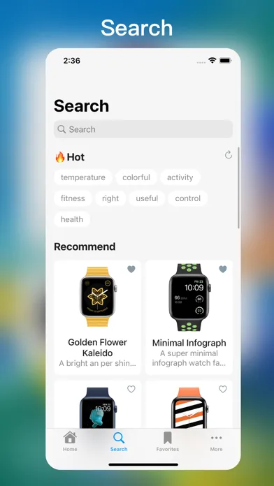 Zrzuty ekranu Watch Face - Gallery
