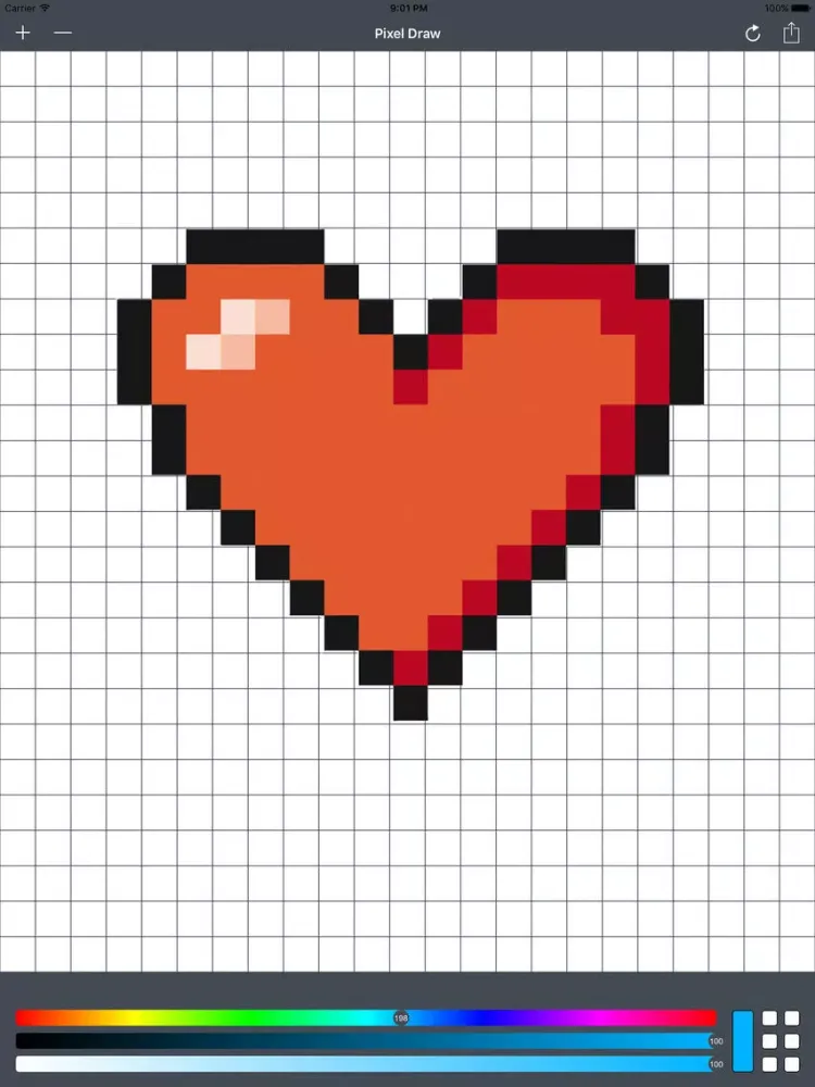 Pixel Draw I'm Amateur iPad  스크린샷