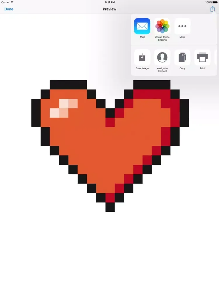 Pixel Draw I'm Amateur iPad  스크린샷