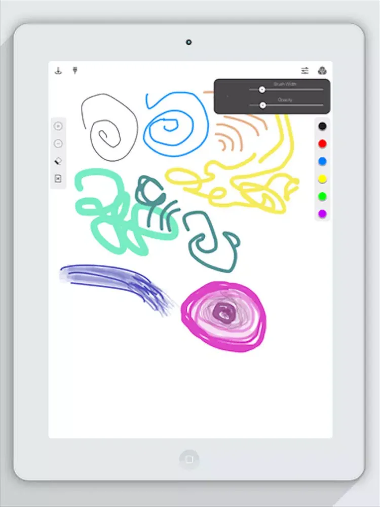 Som2Sketch - Smooth freehand drawing iPad 應用截圖