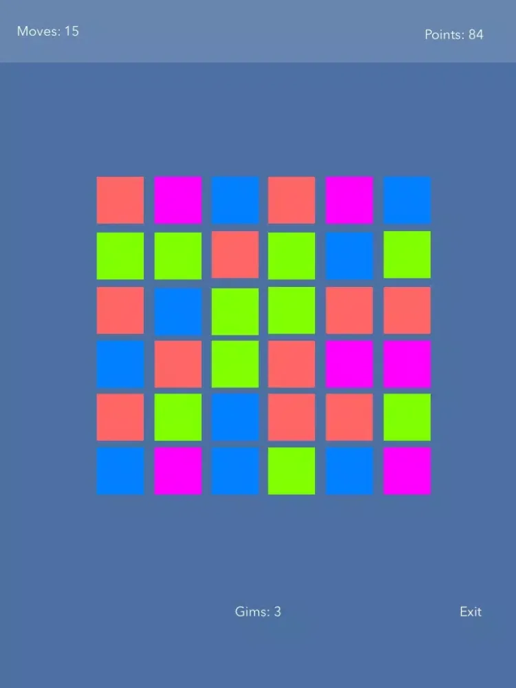 Screenshot di Squares 3Match puzzle Game iPad 