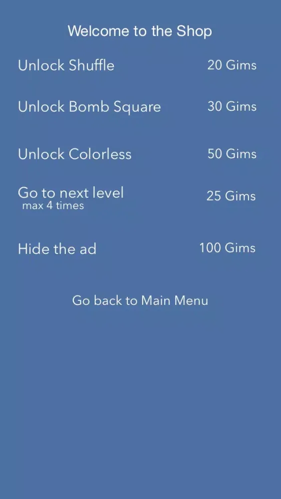 Screenshot di Squares 3Match puzzle Game