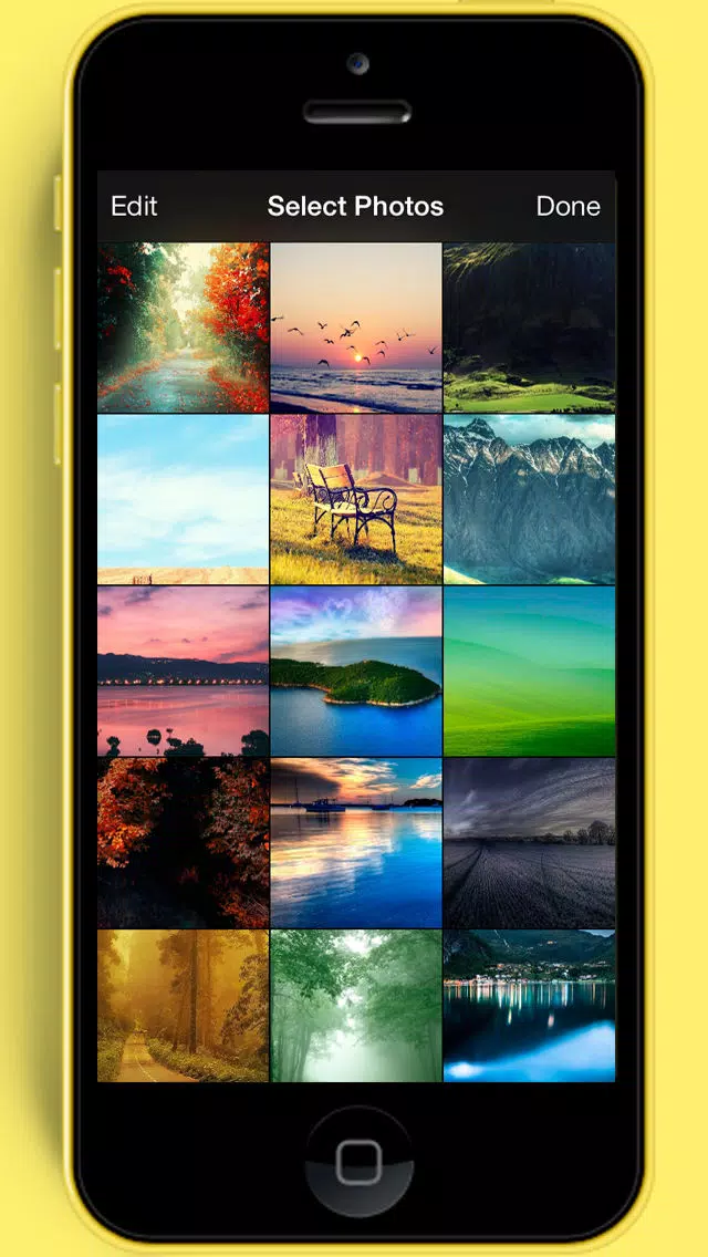 Wallpapers editor 7 HD for iPhone, iPod and iPad Screenshots