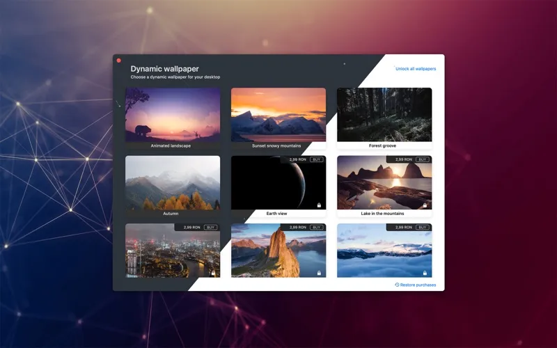 Dynamic wallpaper Screenshots