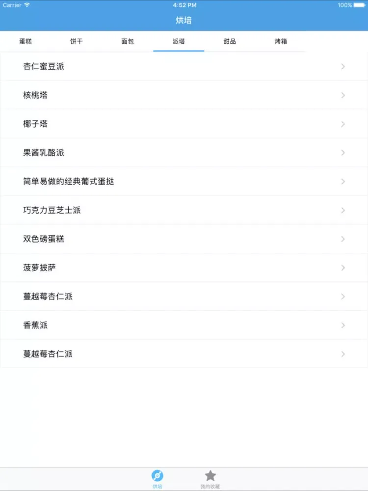 Capturas de pantalla de 烘培－教您怎么做烘培 iPad 
