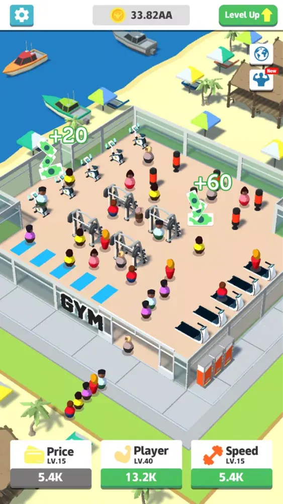 Idle Fitness - Workout Tycoon 스크린샷