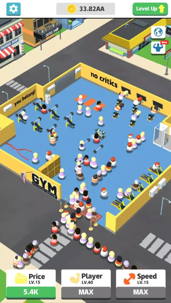 Idle Fitness - Workout Tycoon 스크린샷