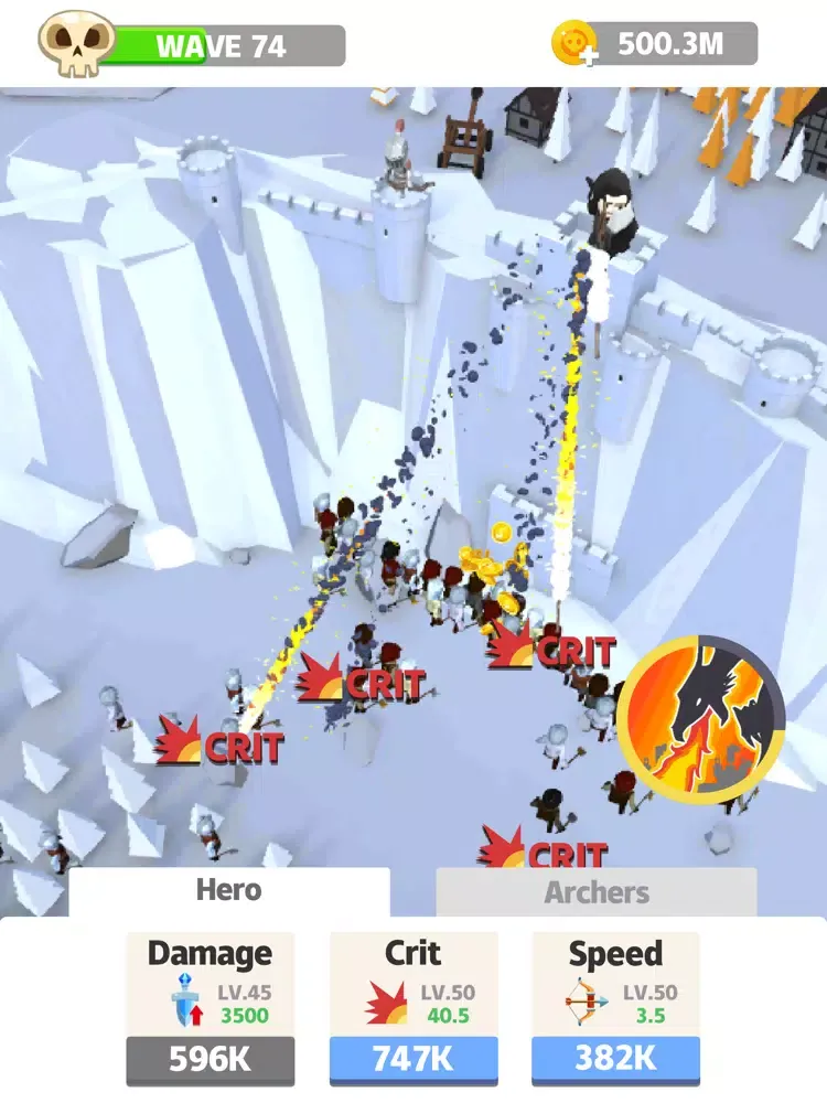 Idle Defend The Wall iPad  स्क्रीनशॉट