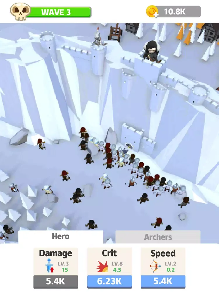 Idle Defend The Wall iPad  स्क्रीनशॉट