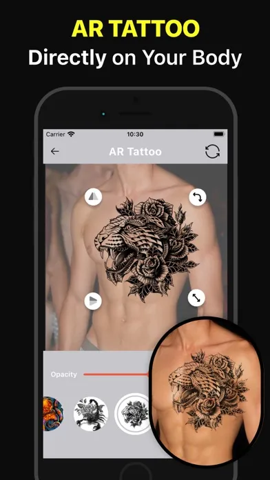 Screenshot di Ai Tattoo Generator Ink Tattoo
