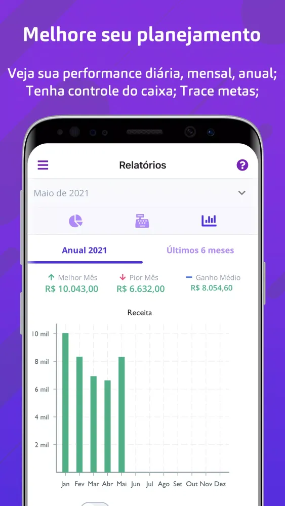 Tangkapan layar Minha Agenda pra profissionais