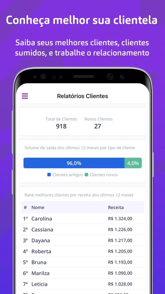 Tangkapan layar Minha Agenda pra profissionais