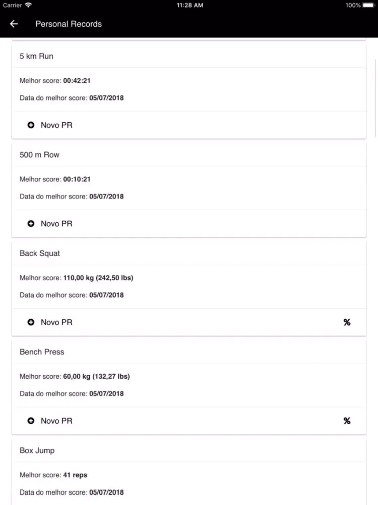 Conexão CrossFit iPad  Ekran Görüntüleri