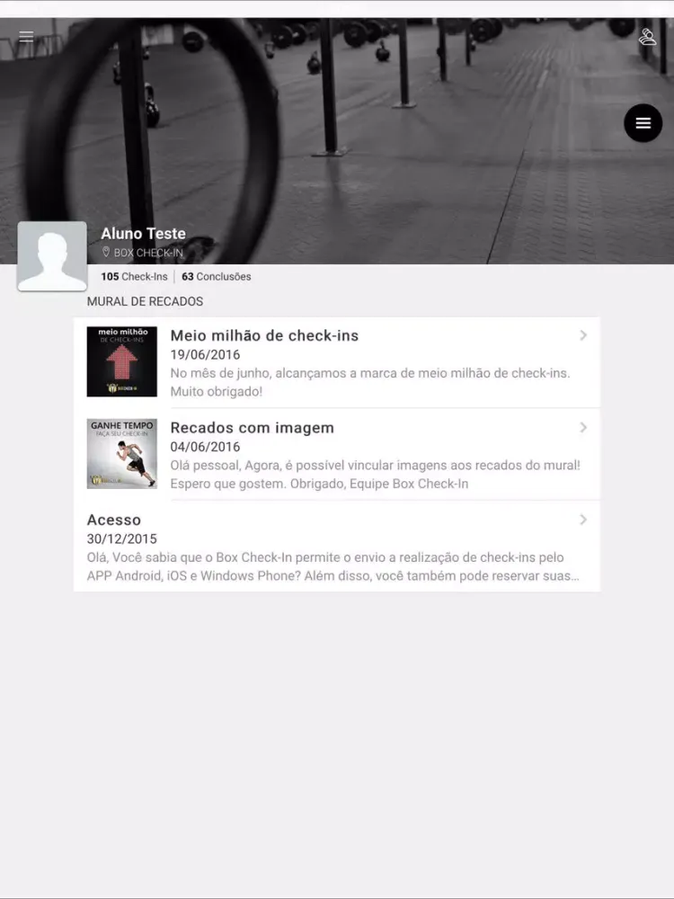 Tangkapan skrin CrossFit Indaiatuba iPad 