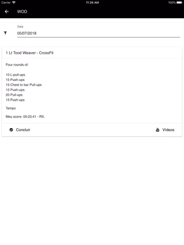 CrossFit São Caetano iPad 应用截图
