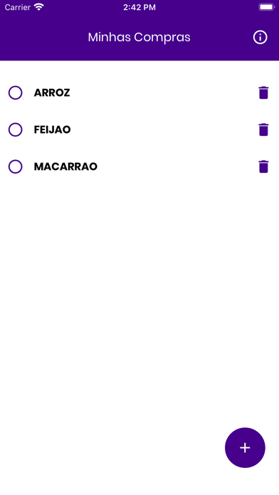 Capturas de pantalla de Minhas Compras Fácil