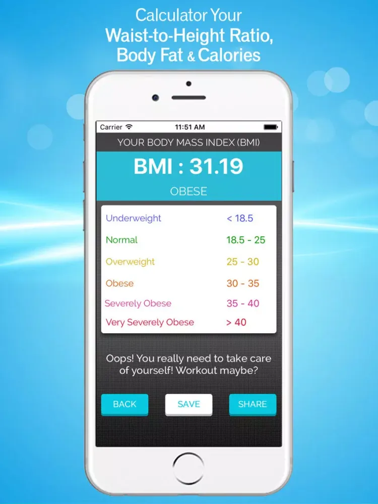 تصاویر BMI Calculator & Weight Loss iPad 