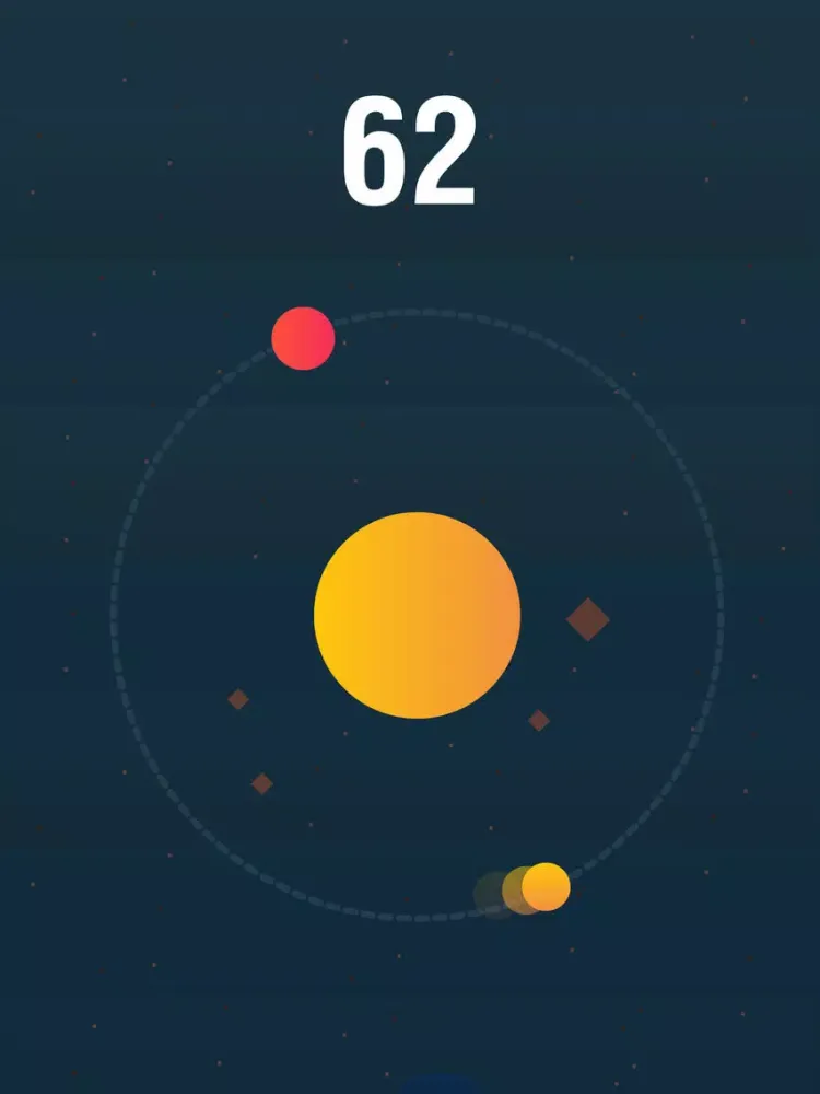 Ảnh chụp màn hình của Six! Circle Color Jump: Flip Diving iPad 