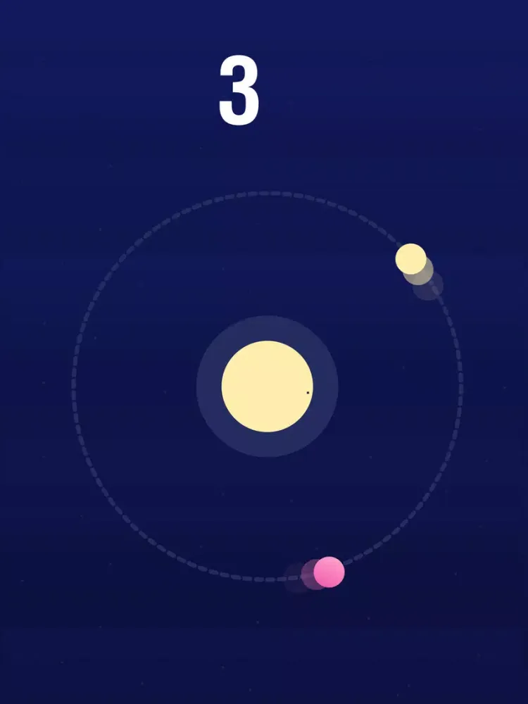 Ảnh chụp màn hình của Six! Circle Color Jump: Flip Diving iPad 