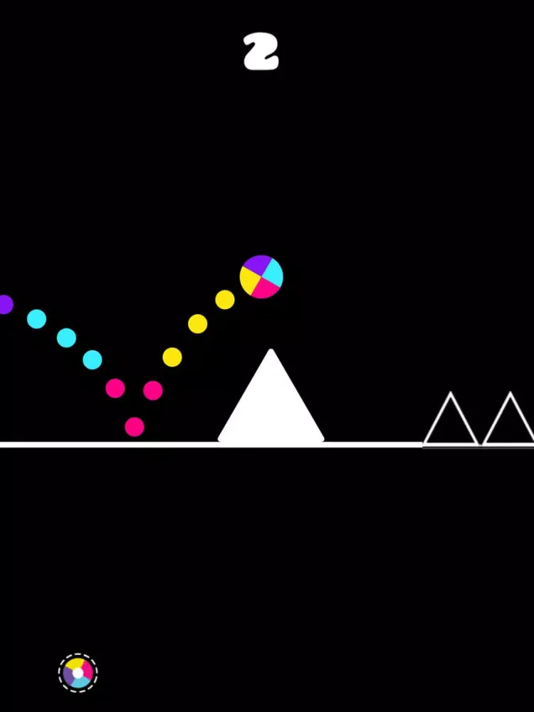ภาพหน้าจอของ Geometry: Wire Bounce iPad 
