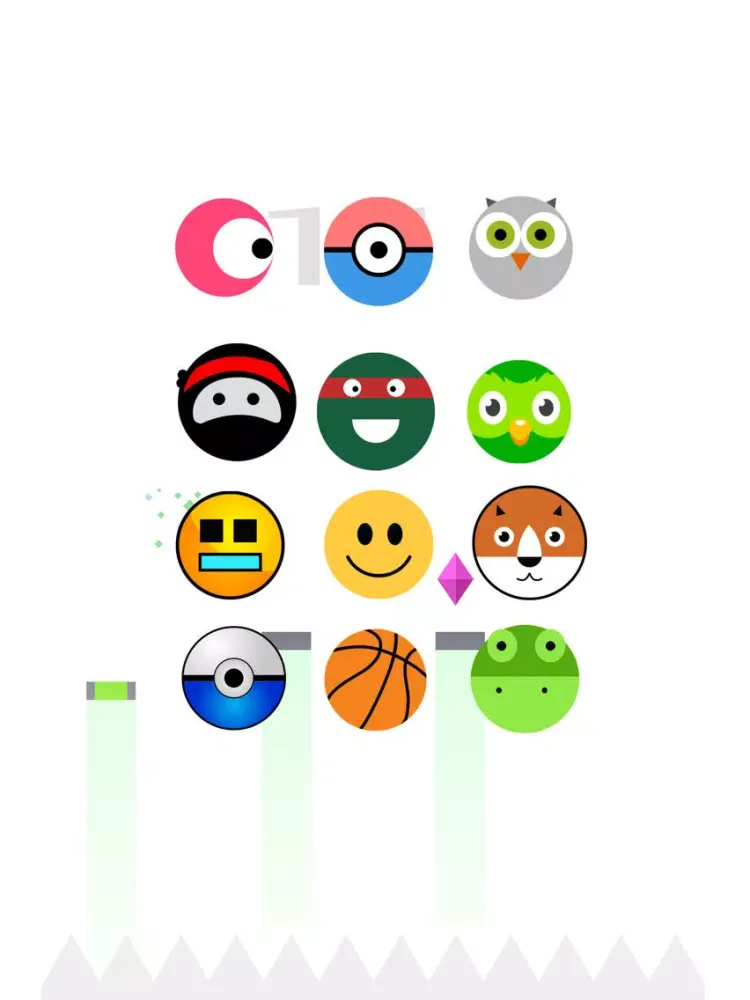 ภาพหน้าจอของ Bouncing Ball Jump! iPad 