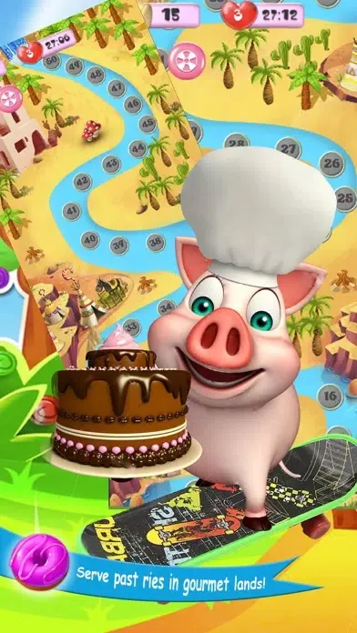 Capturas de pantalla de Pastry party! Faily Picnic rider